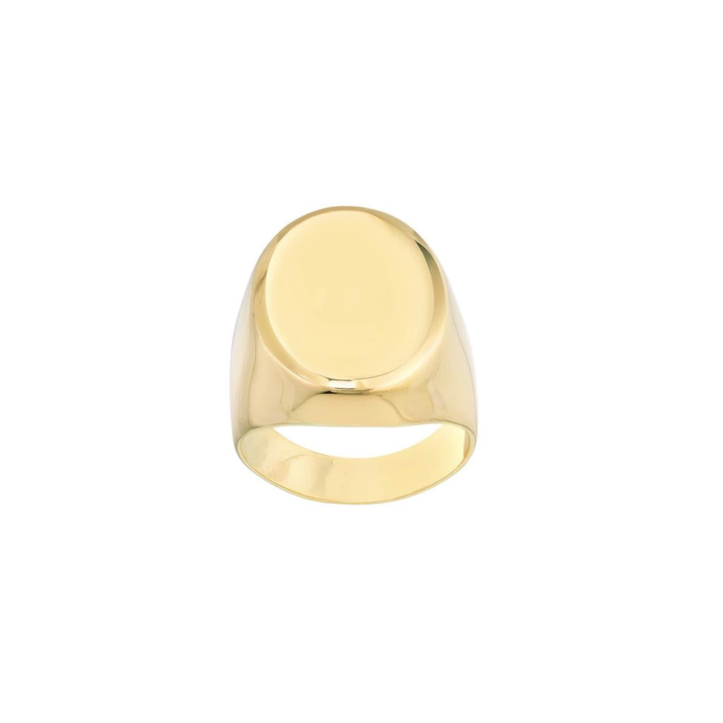 9ct gold signet shops ring