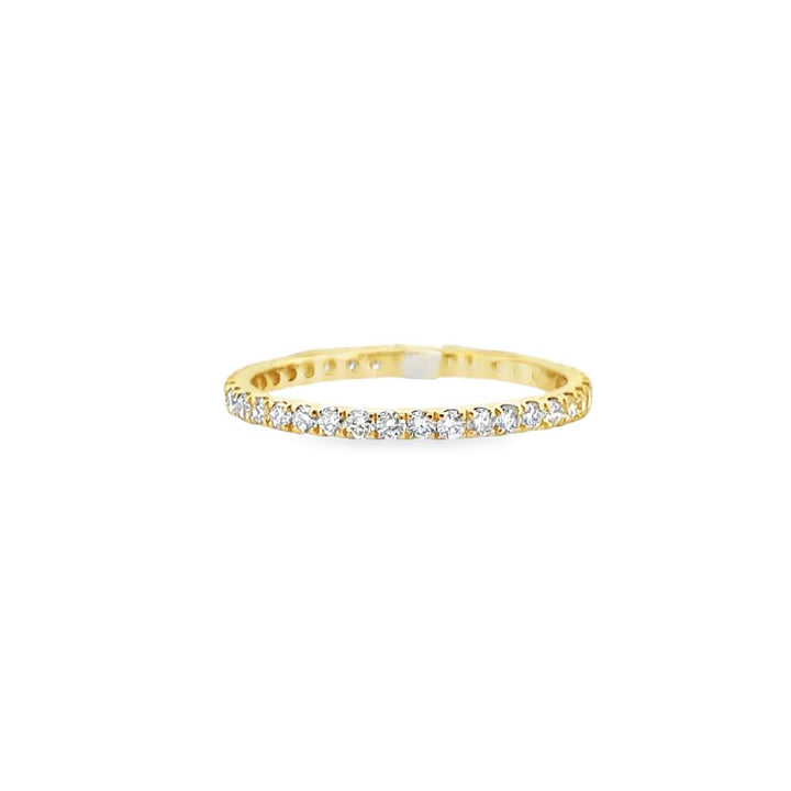 0.55 CTW Diamond Eternity Ring 18K Yellow Gold