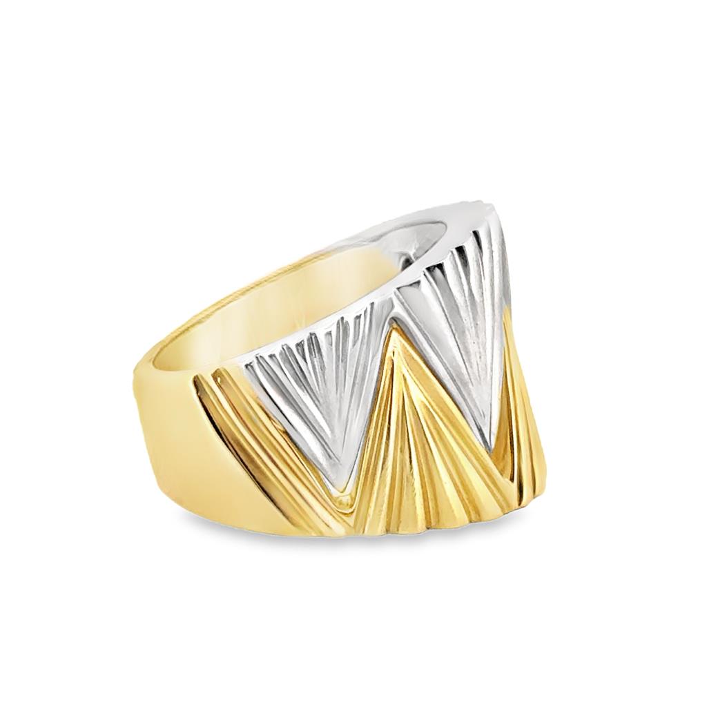 Sal Praschnik 18K Two Tone Unity Ring