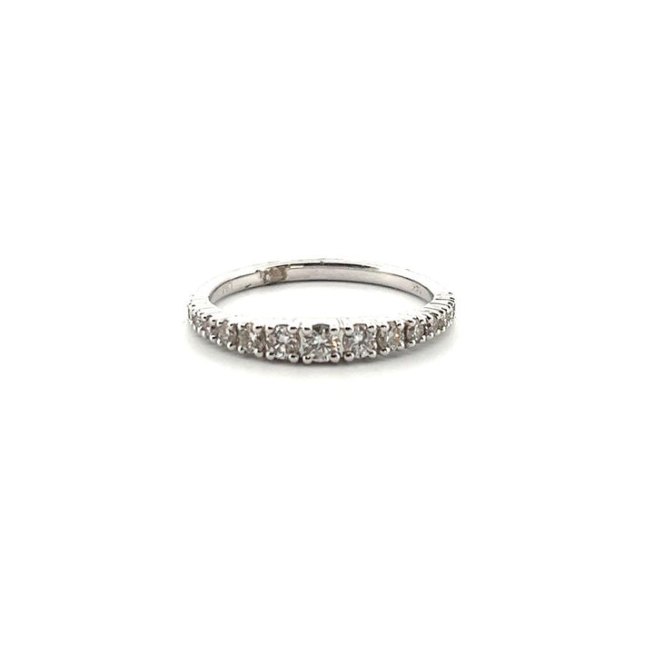 0.50 CTW Diamond 14K White Gold Graduated Band