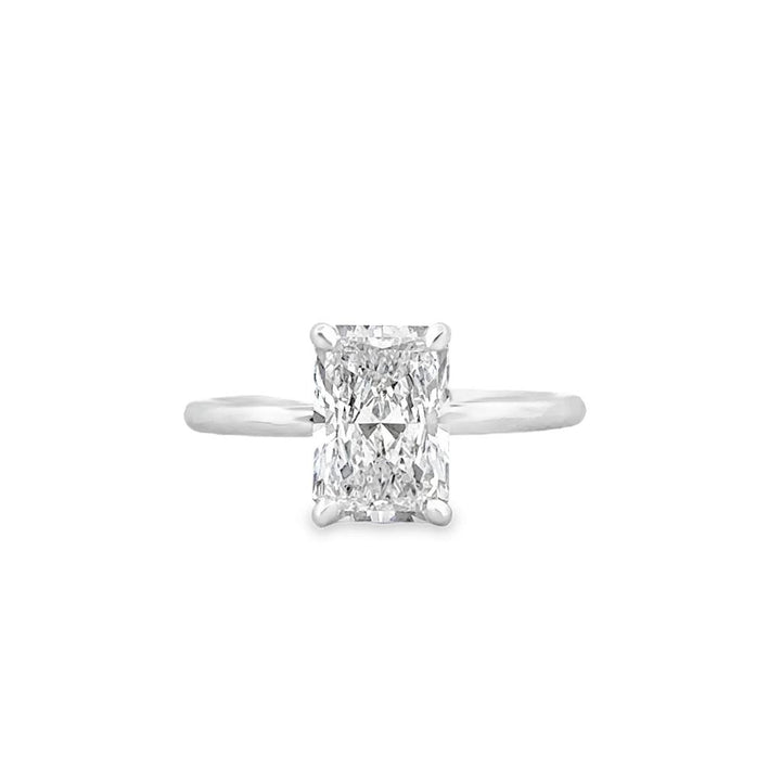 2.03 CT Radiant Lab Grown Diamond Engagement Ring