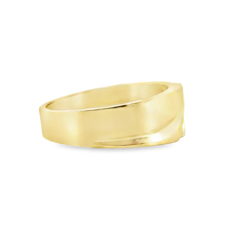 0.15 CTW Diamond Men's Band in 14K Yellow Gold – 8mm