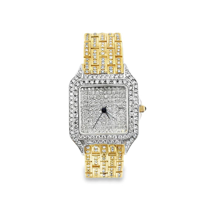 Geneve 18K Yellow Gold Ladies Preowned Watch with 3.50 CTW Round Diamonds