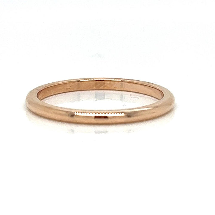 18K Rose Gold 1.65 mm Wedding Band