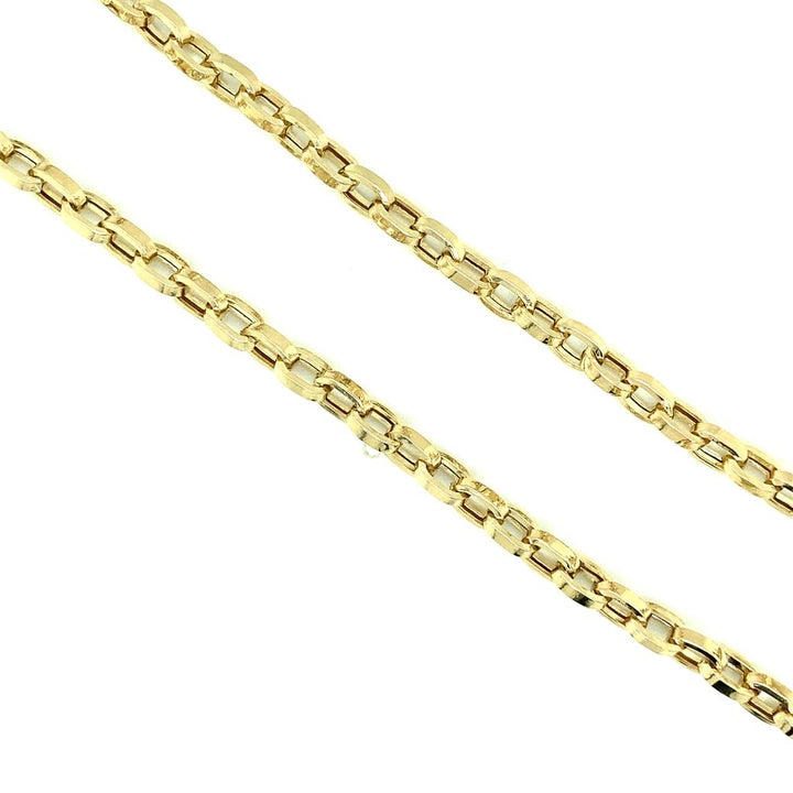 14K Yellow Gold Link Chain - 20" Long