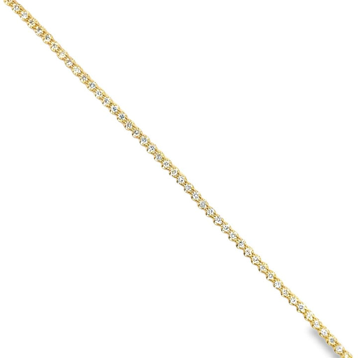 14K Yellow Gold 1.15 CTW Diamond Tennis Bracelet