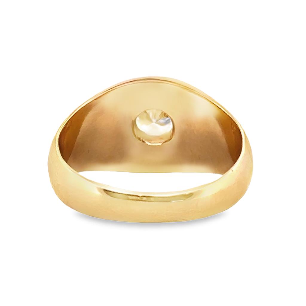 0.80 CT Diamond 14K Yellow Gold Ring