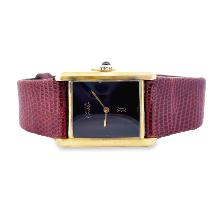 Les Must de Cartier Watch with Original Box and Matching Lighter