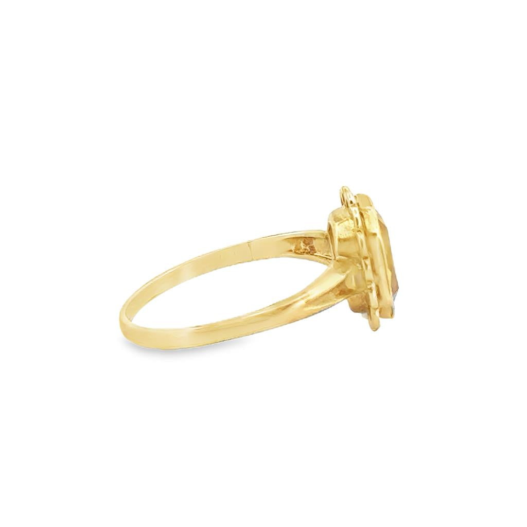 10K Yellow Gold Citrine Ring