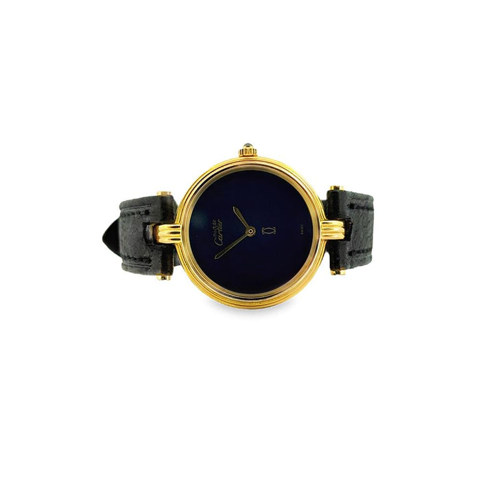 Cartier Must de Cartier with Lapis Dial - Gold-Plated 925 Silver