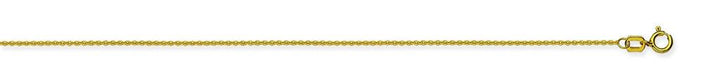 14K Gold 0.90mm Small Cable Chain Necklace