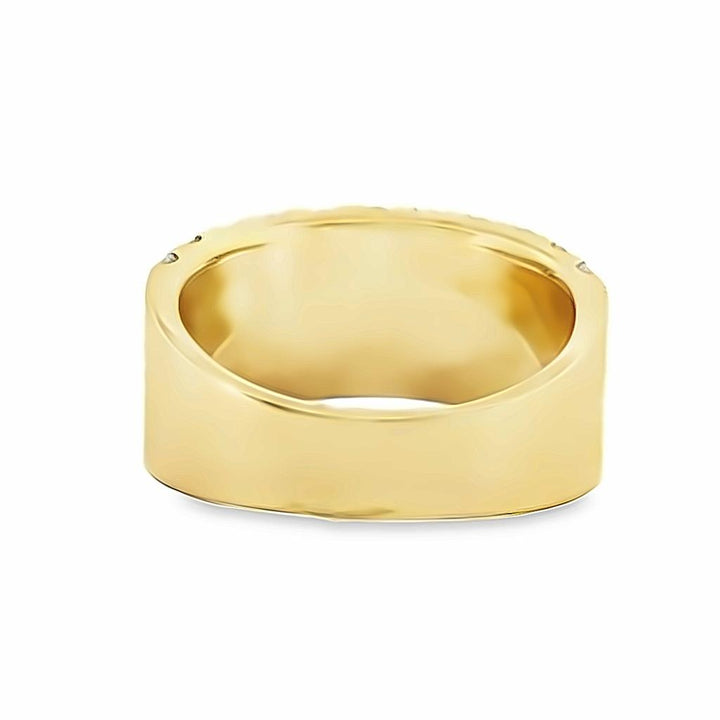2.49 CTW Diamond Comfort Fit Band  in 18K Yellow Gold