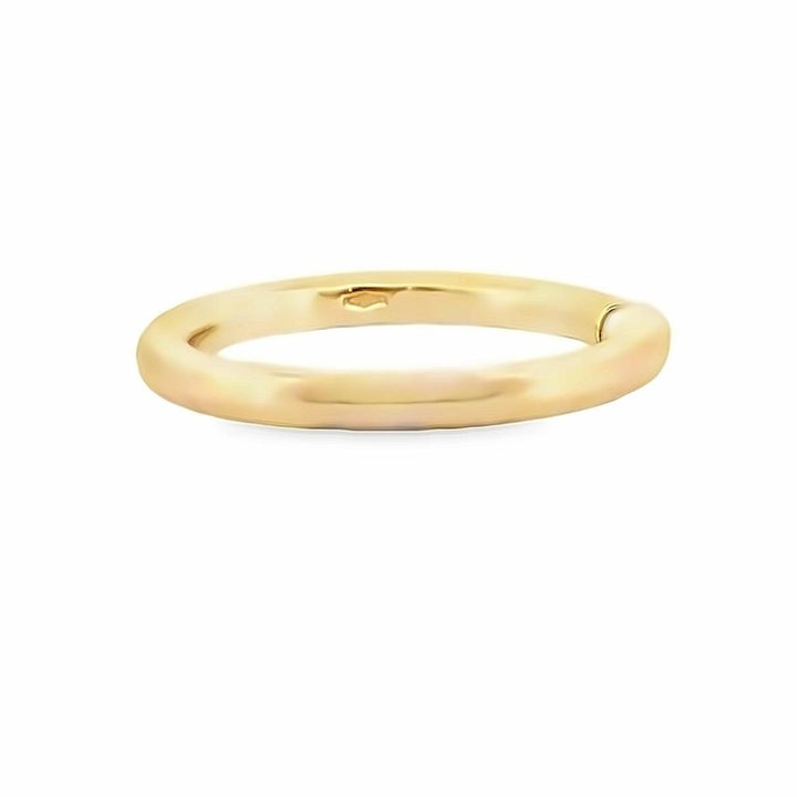 18K Yellow Gold Ring with Pearl Accent