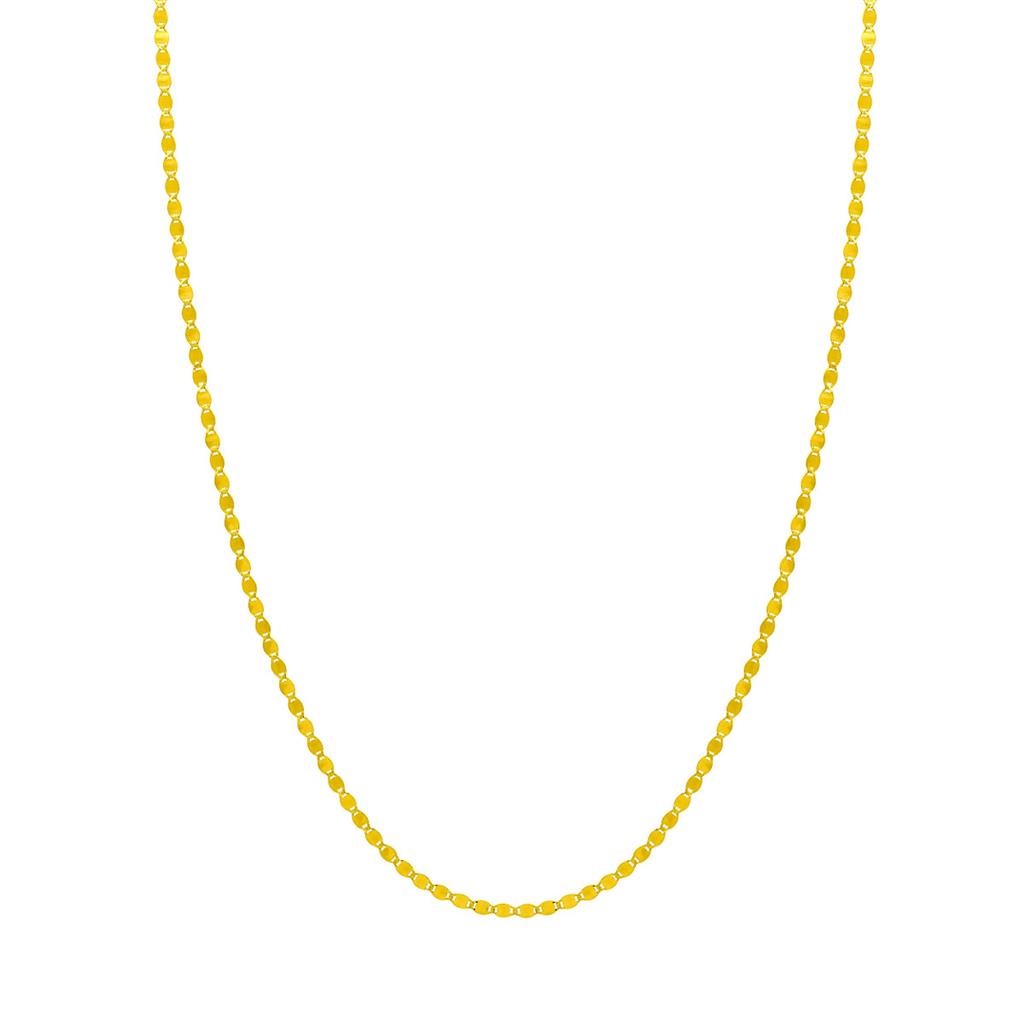 14K Yellow Gold 2.70mm Valentino Chain Bracelet
