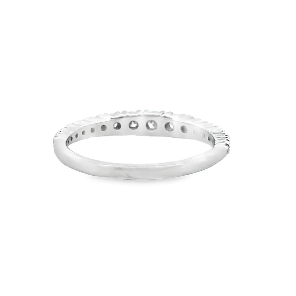 0.50 CTW Diamond 14K White Gold Graduated Band