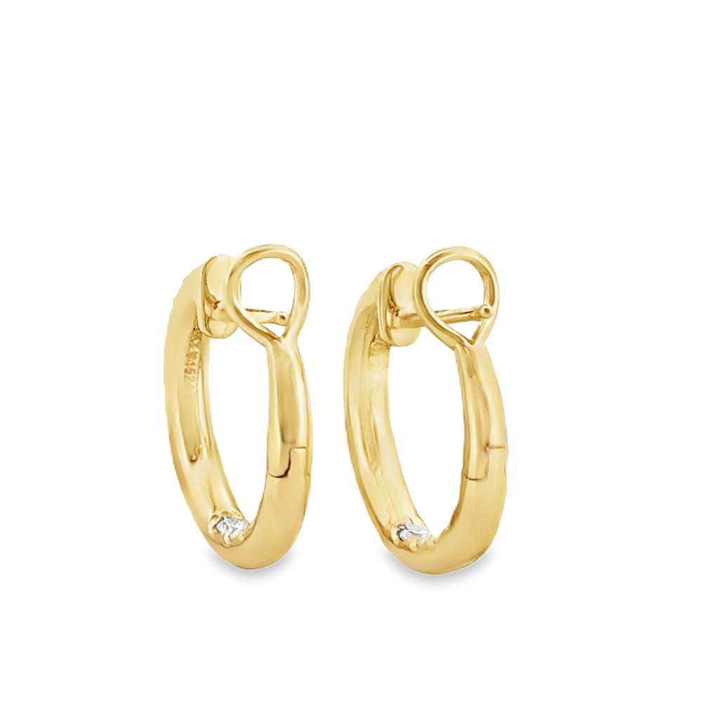 1.23 CTW Diamond Inside-Out Hoops – 14K Yellow Gold, 18mm