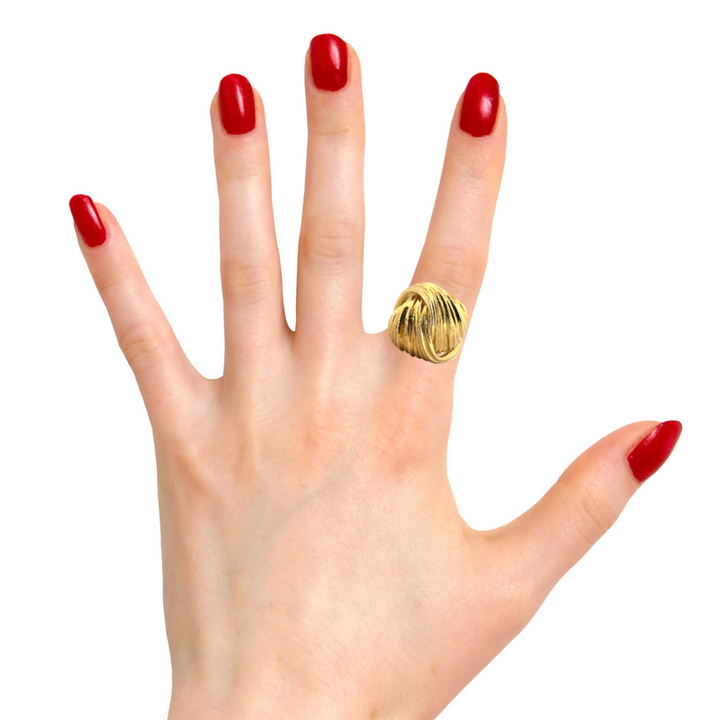 Sal Praschnik 18K Yellow Gold Dome Ring