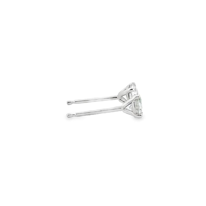 Signature Diamond Stud Earrings 0.57 CTW in 14K White Gold