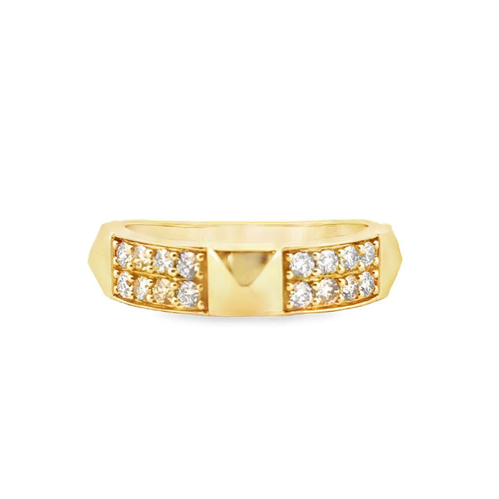 0.40 CTW Diamond 14K Yellow Gold Ring