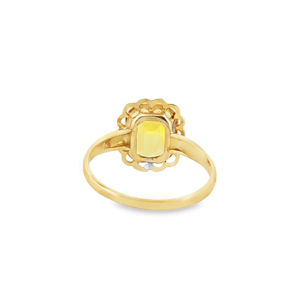 10K Yellow Gold Citrine Ring