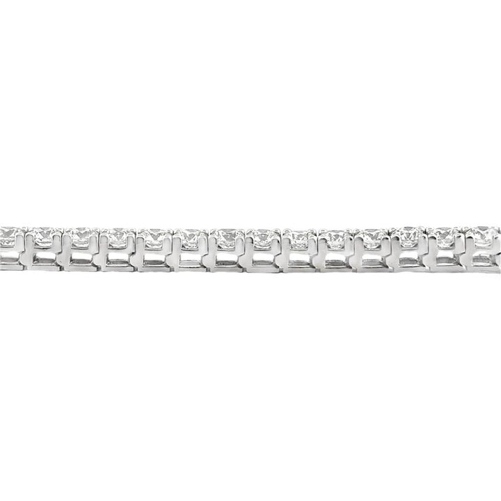 12.31 CTW Diamond Tennis Bracelet 14K White Gold – VS Clarity, F Color, 7"