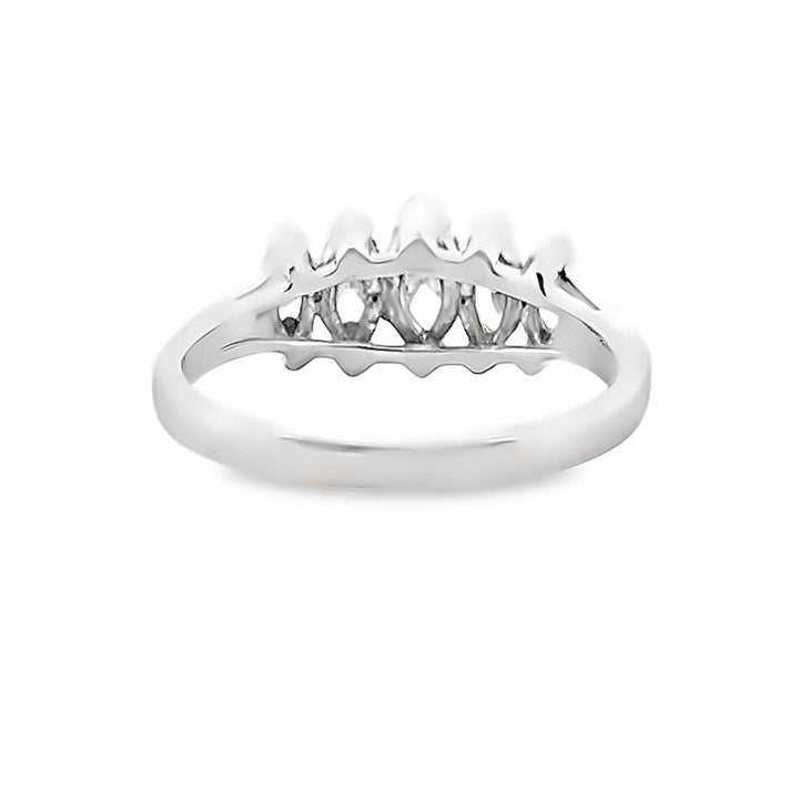 1.00 CT Marquise Diamond 14K White Gold Ring